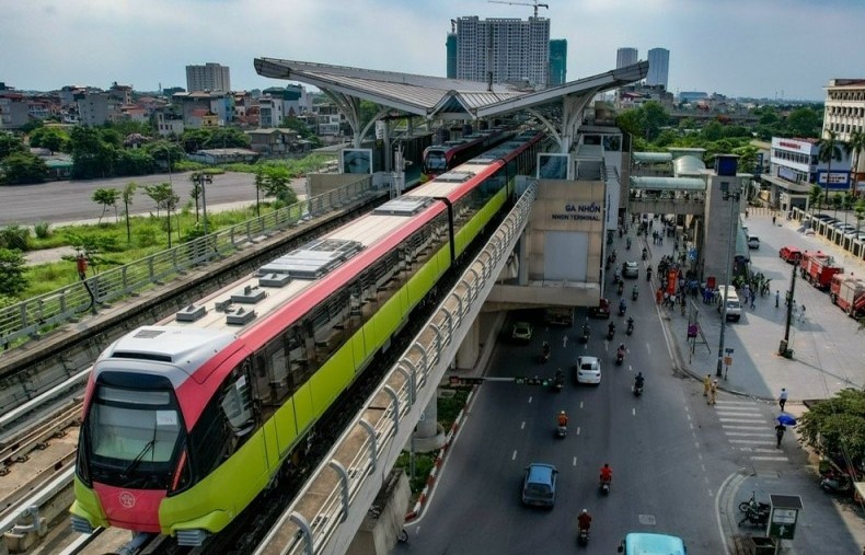 ຮ່າໂນ້ຍ ຈະພັດທະນາເສັ້ນທາງລົດໄຟເຂດຕົວເມືອງ 18 ສາຍ